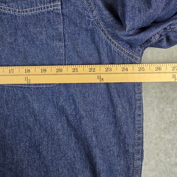 Pepsi-Cola Shirt Mens Size XL Denim Long Sleeve Button Down by Port & Company - Picture 11 of 13